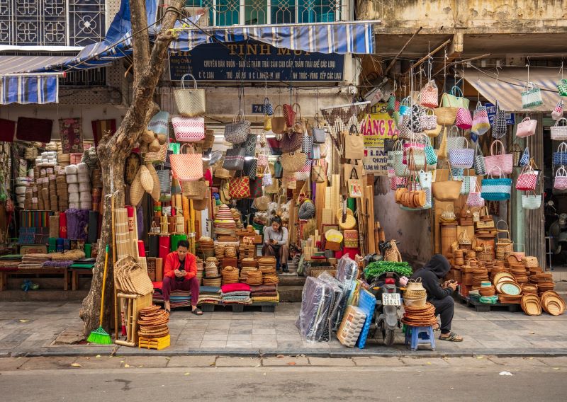 Artisanat traditionnel dans les vieux quartiers de Hanoï