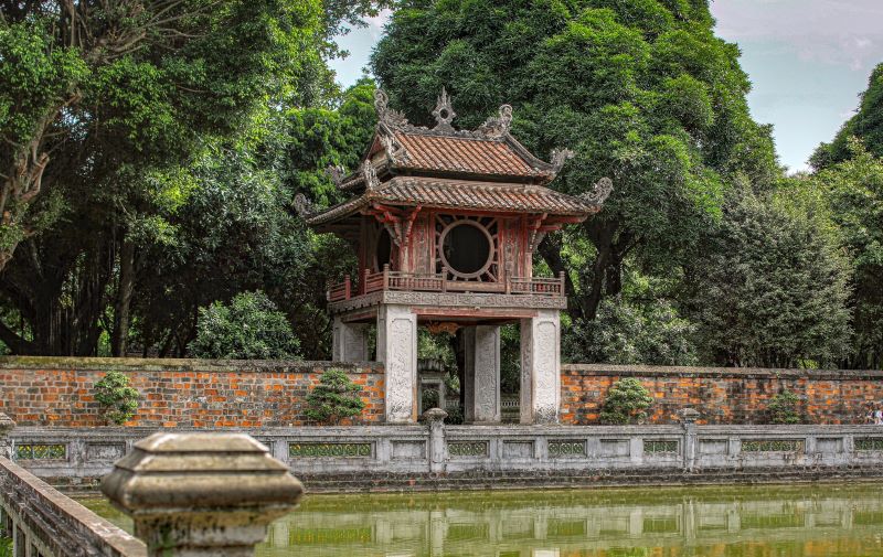 Le Temple de la Littérature à Hanoï