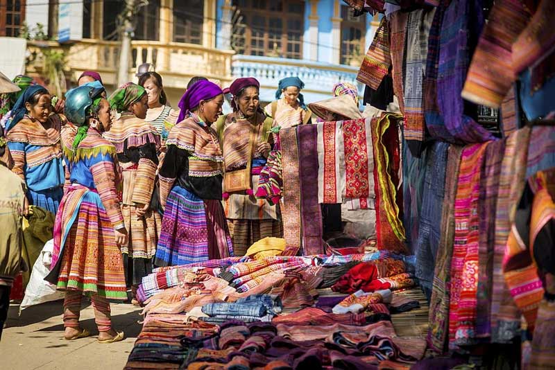 Bac Ha est célèbre pour ses beaux marchés ethniques au Vietnam