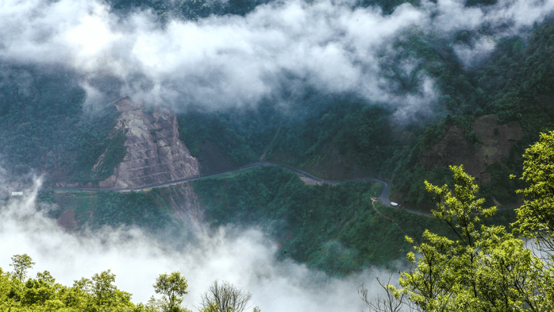 Le col de Khau Pha