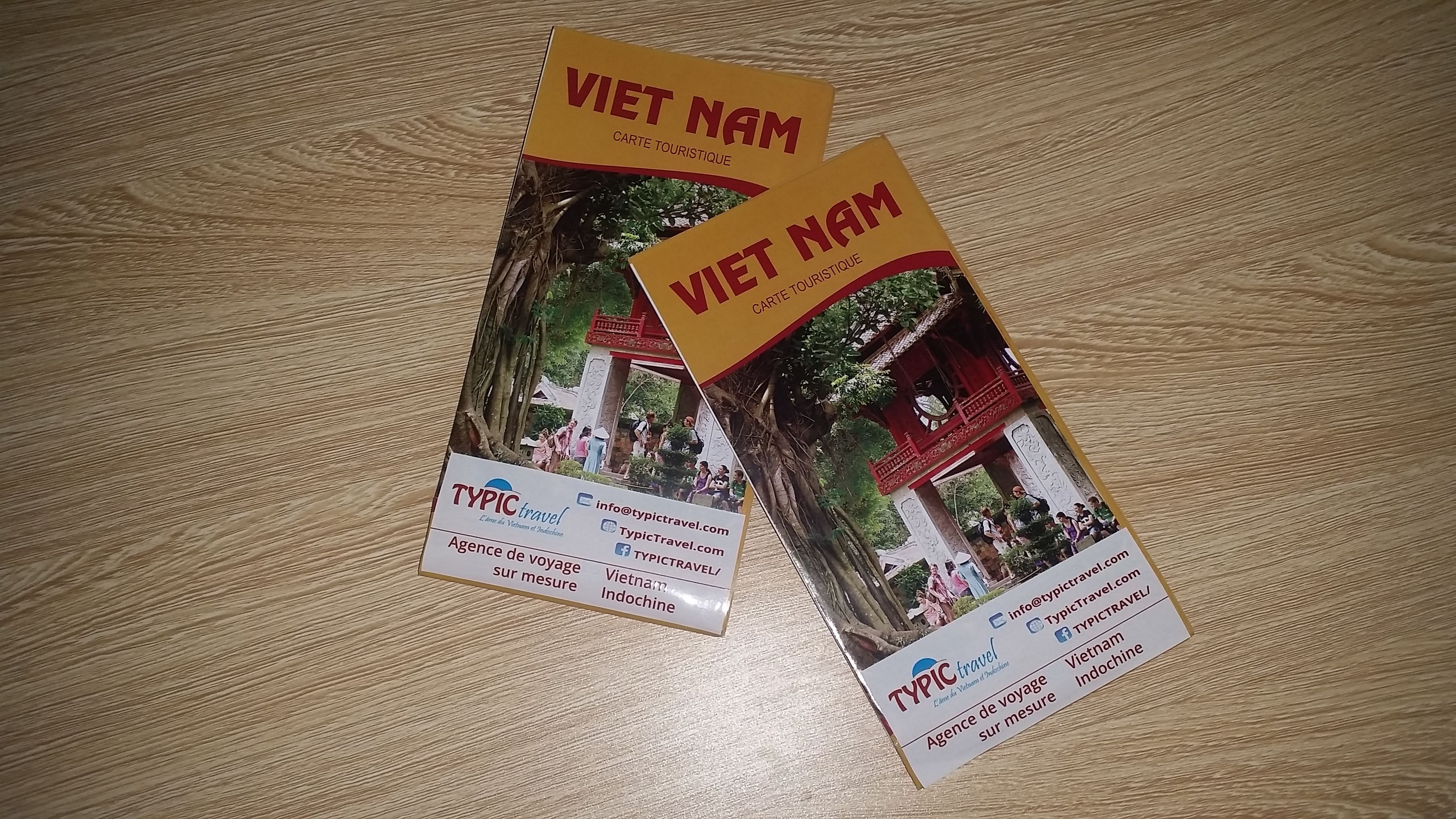 cartes tourist tourist vietnam