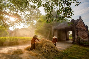 Balade à vélo au village de Duong Lam