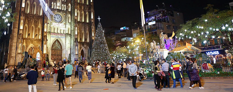 Voyage lors des fêtes (décembre, janvier, février) au Vietnam