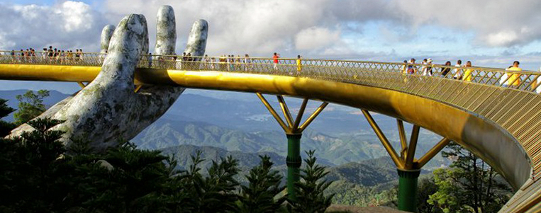 le Pont D'or, un Miracle Situé au Sud-Ouest de Danang